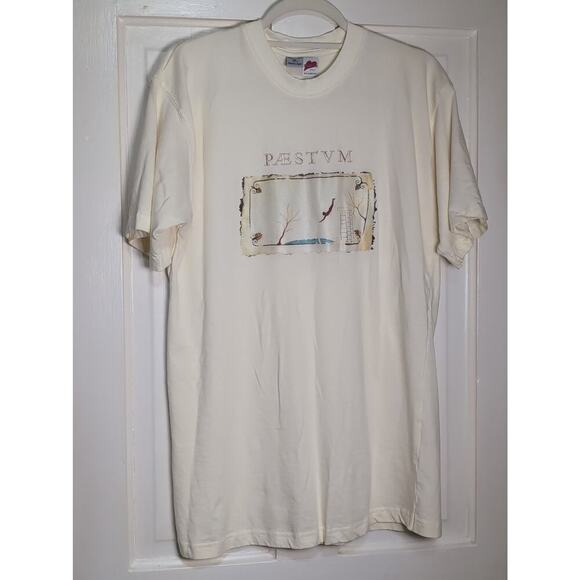 Dipa Tops - Dipa Italian Style Romb Of The Diver Graphic T Shirt PAESTVM Women's XXL(1184)